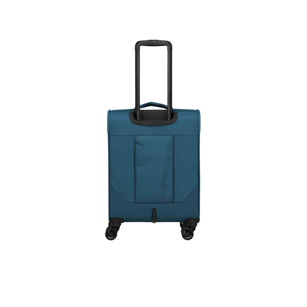 Travelite Umbria Petrol 4 Doppelrollen Trolley S 55 cm