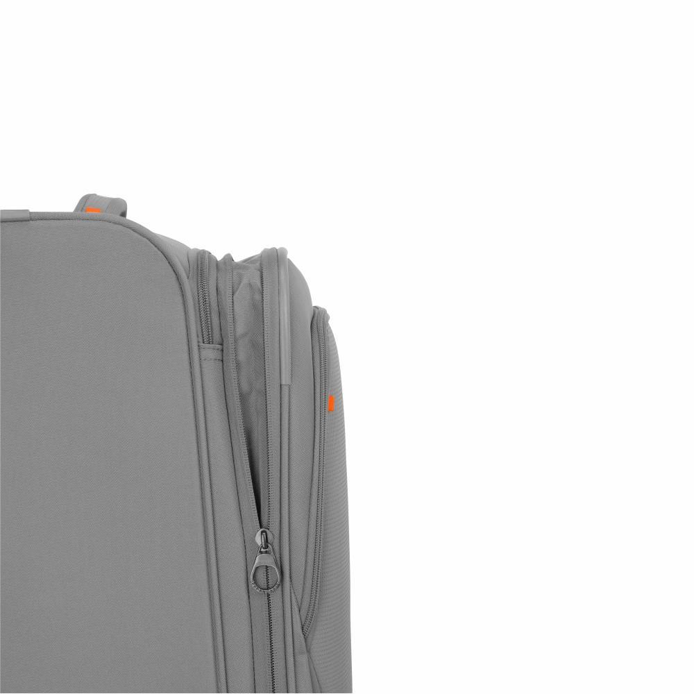 Travelite Umbria Smoky Grey 4 Doppelrollen Trolley M 67 cm