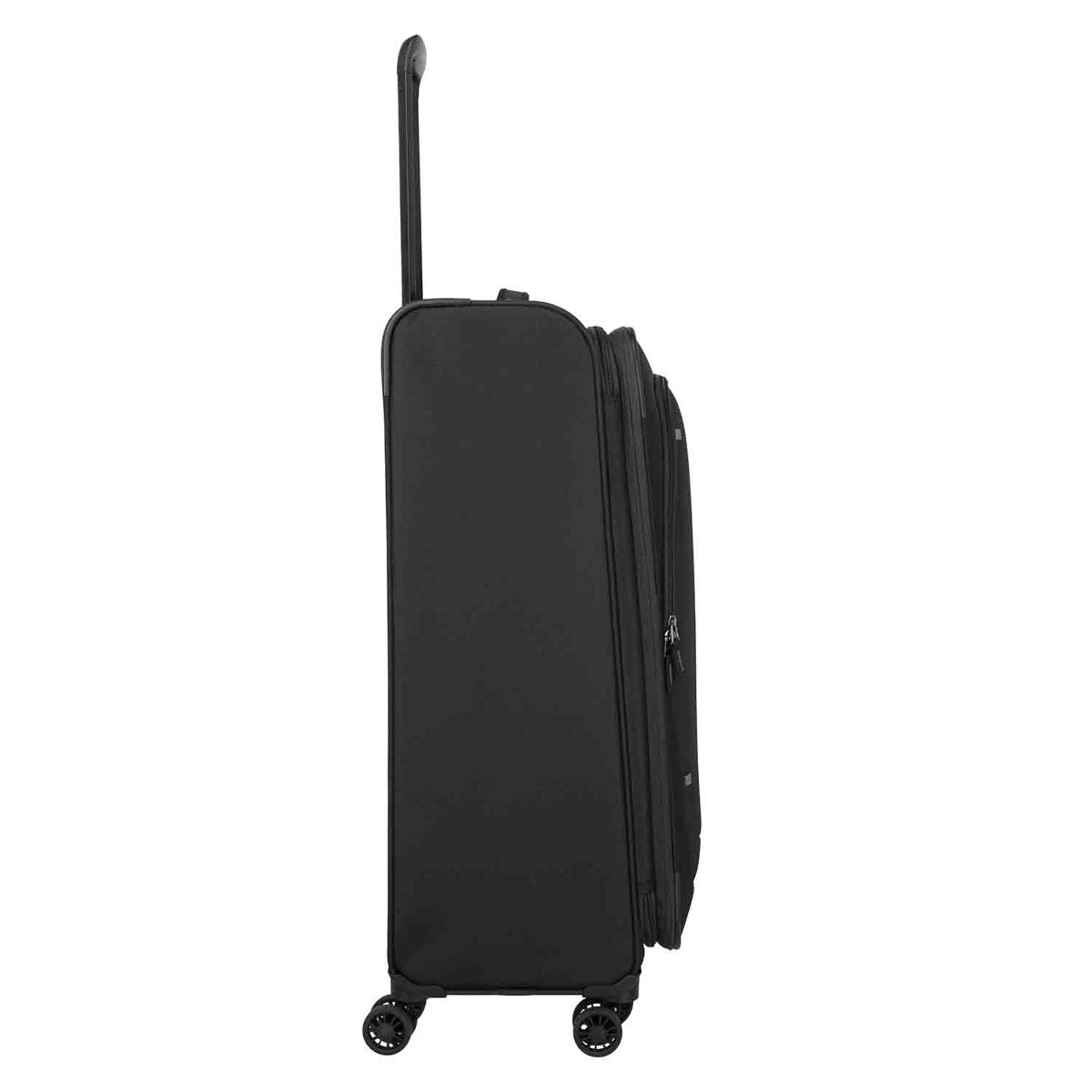Travelite Umbria Black 4 Doppelrollen Trolley L 77 cm