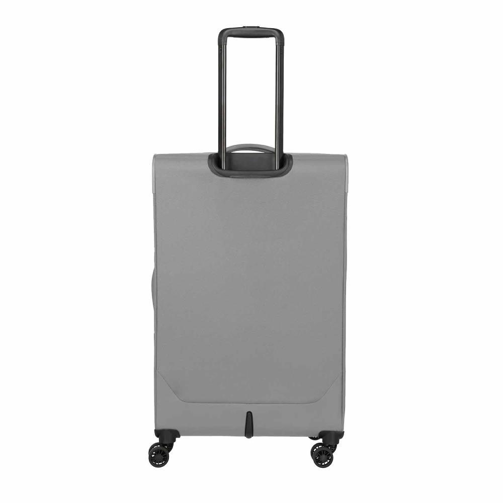 Travelite Umbria Smoky Grey 4 Doppelrollen Trolley M 67 cm