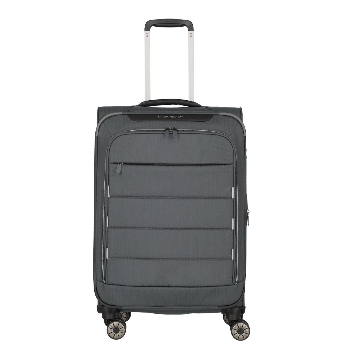 Travelite Skaii Gipfelgrau 4-Rollen Trolley M 67cm