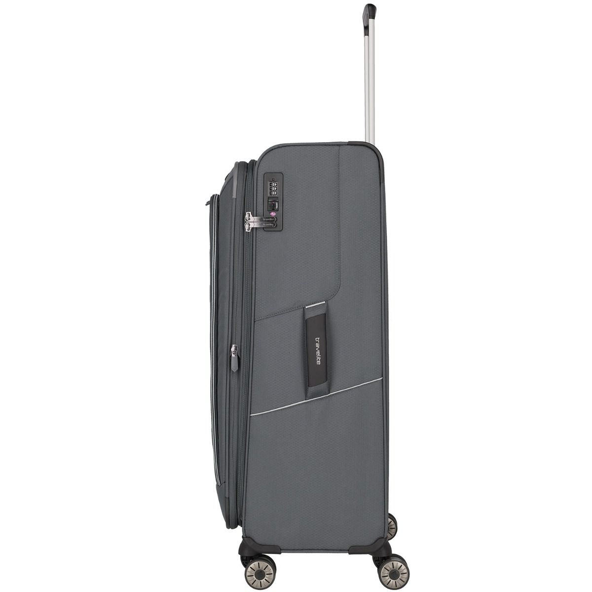 Travelite Skaii Gipfelgrau 4-Rollen Trolley L 78cm