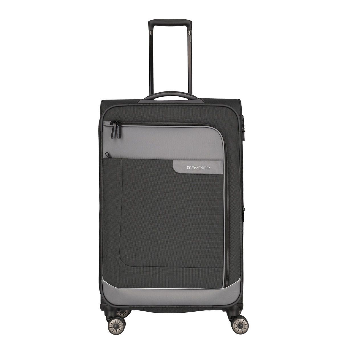 Travelite Viia Schiefer 4-Rollen Trolley L 77cm