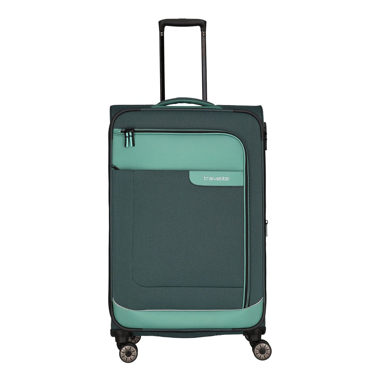 Travelite Viia Eukalyptus 4-Rollen Trolley L 77cm