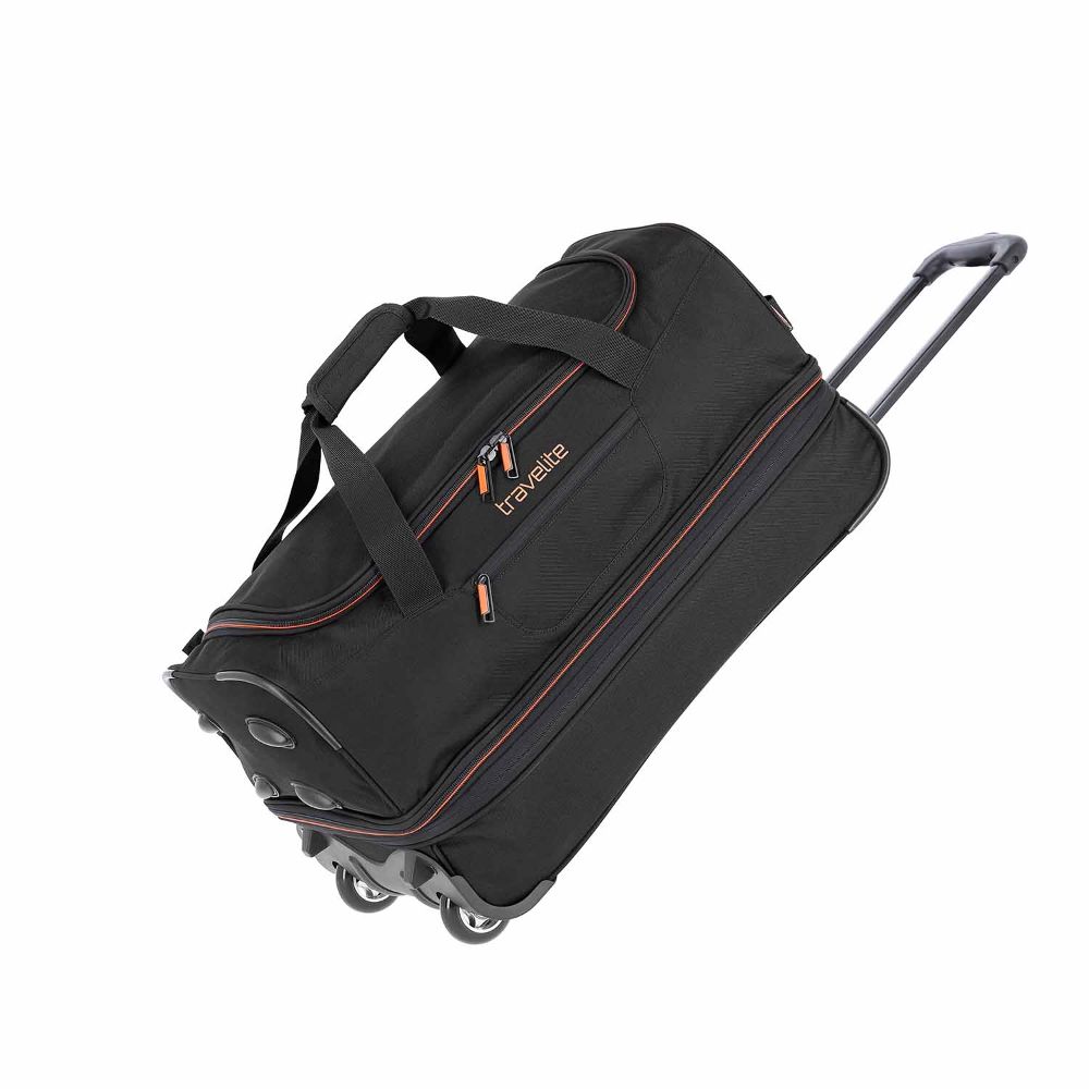 Travelite Basics Schwarz Rollenreisetasche S 55 cm