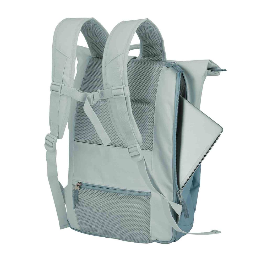 Travelite Basics Ice Blue Rollup Rucksack