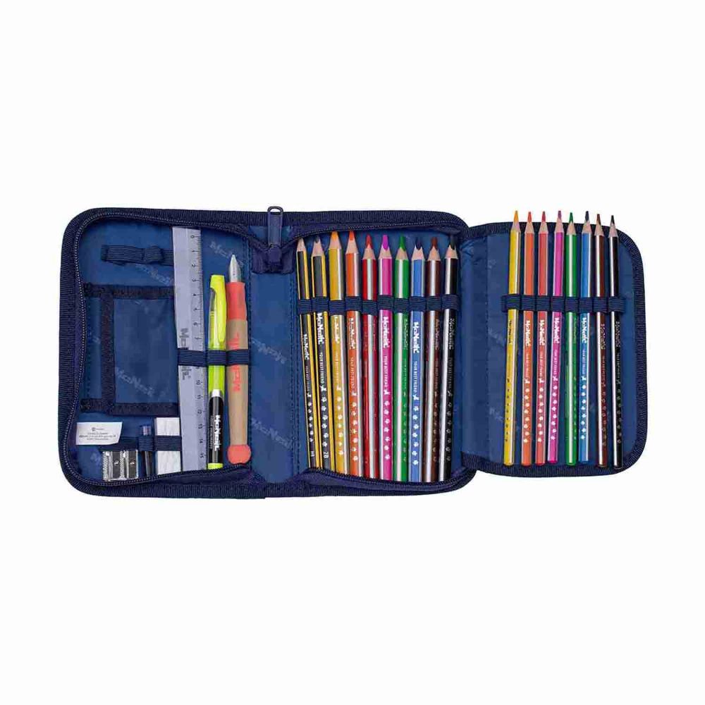McNeill Primo Roses Schulranzen Set 9tlg.