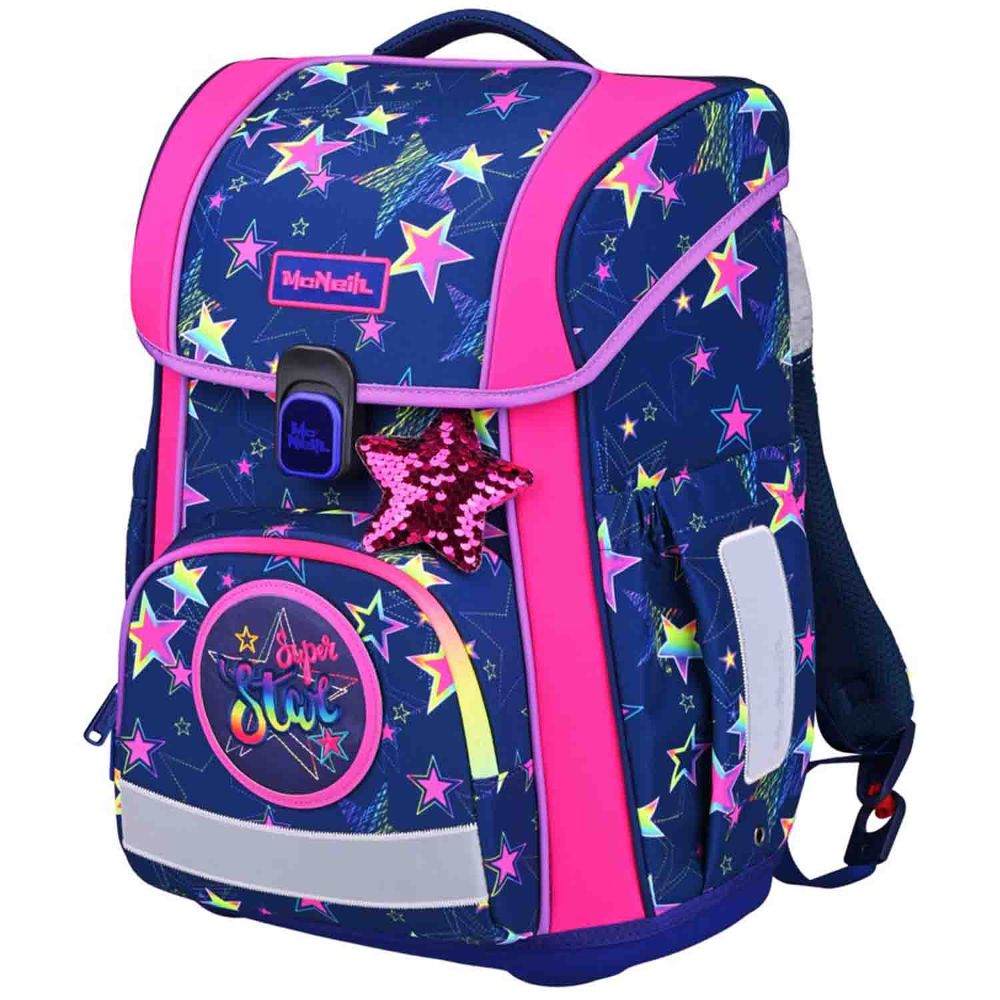 McNeill Bravo Stars Schulranzen Set 9tlg.