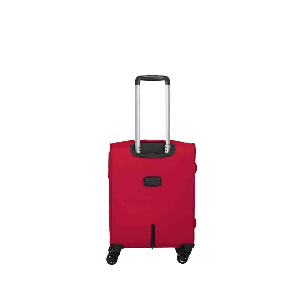 Travelite Skyline Orlando Rot 4-Doppelrollen Trolley S 54 cm