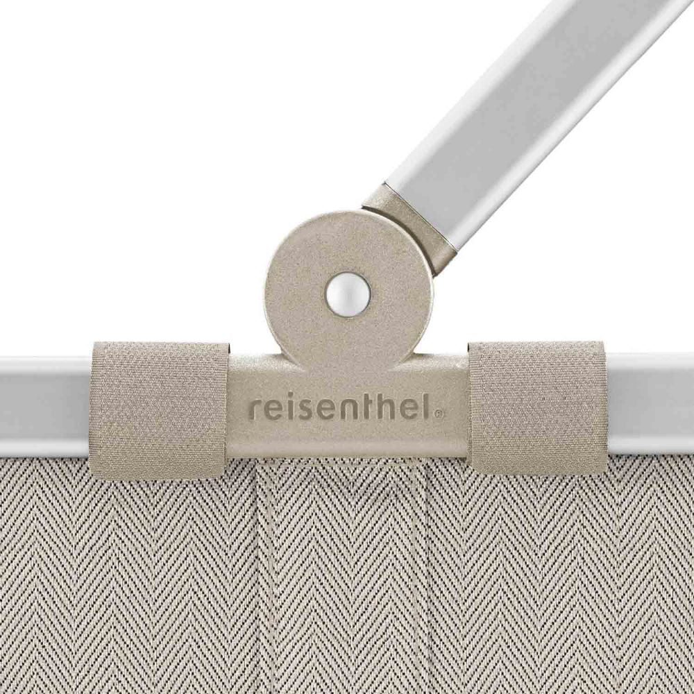 Reisenthel Carrybag Frame Herringbone Sand Einkaufskorb