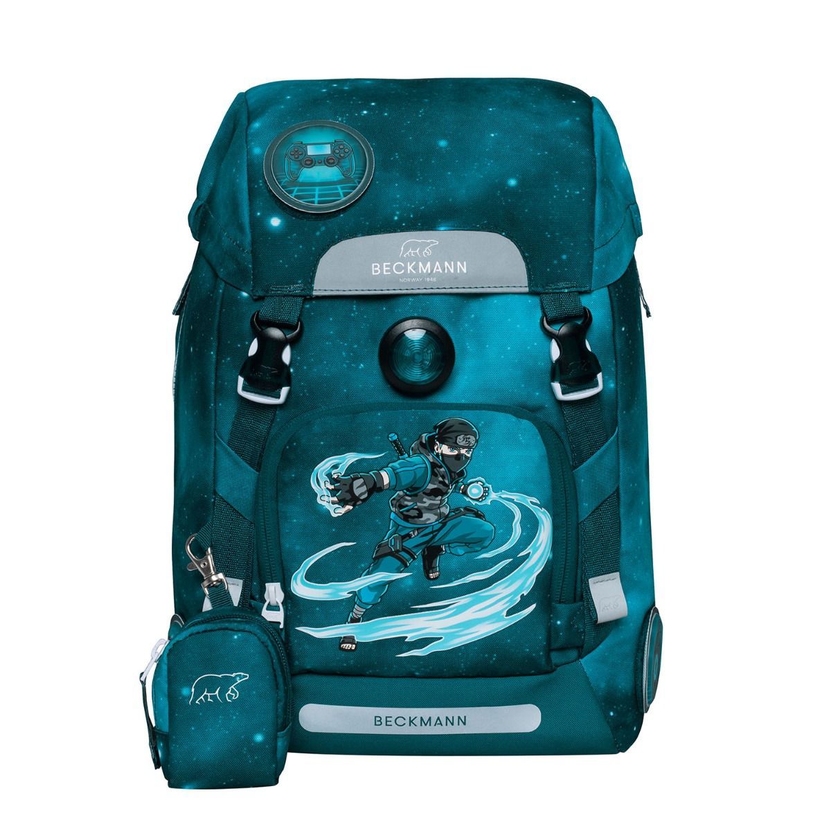 Beckmann Classic Ninja Master Schulrucksack Set 8tlg.