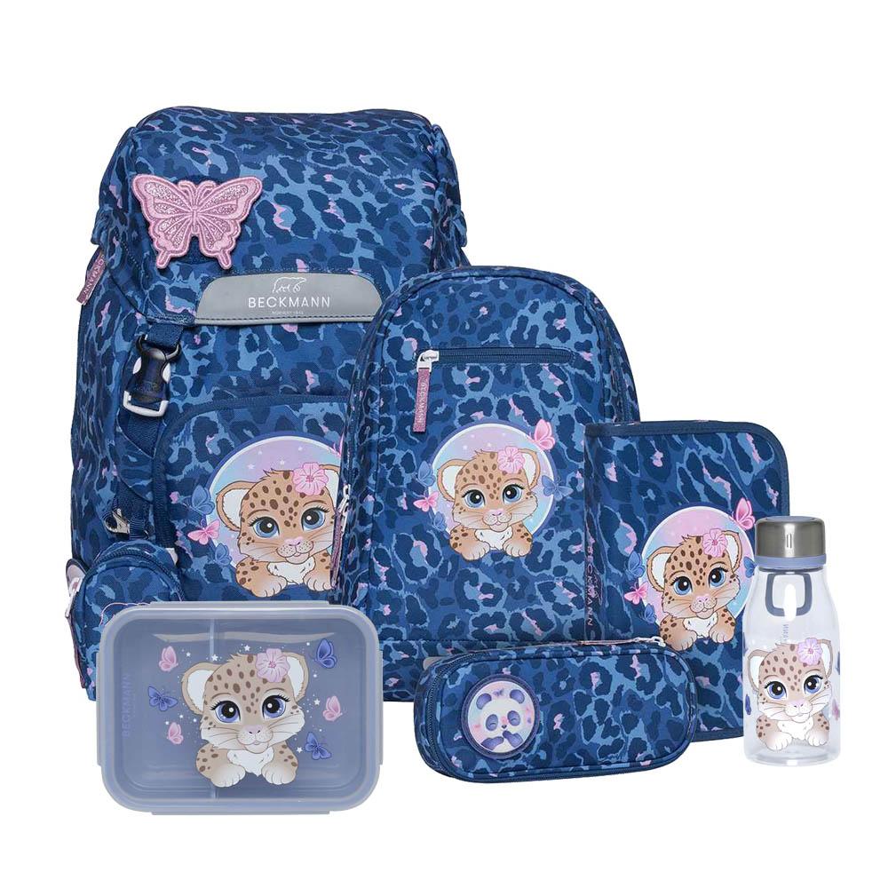 Beckmann Classic Cheeta Schulrucksack Set 8tlg.