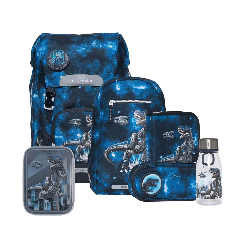 Beckmann Classic Tech Rex Schulrucksack Set 8tlg.