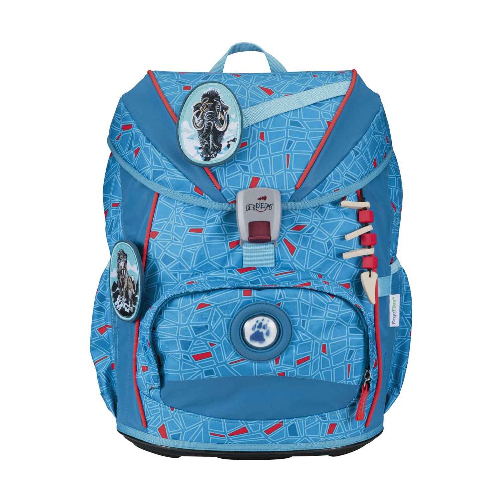 DerDieDas ErgoFlex Light Superflash Exklusiv Blue Ice Schulrucksack Set 5tlg.