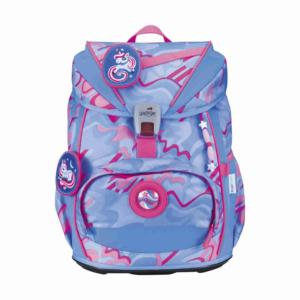 DerDieDas ErgoFlex Light Superflash Exklusiv Magic Unicorn Schulrucksack Set 5tlg.