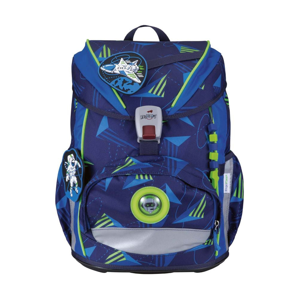 DerDieDas ErgoFlex Light LED Exklusiv Moon Mission Schulrucksack Set 5tlg.