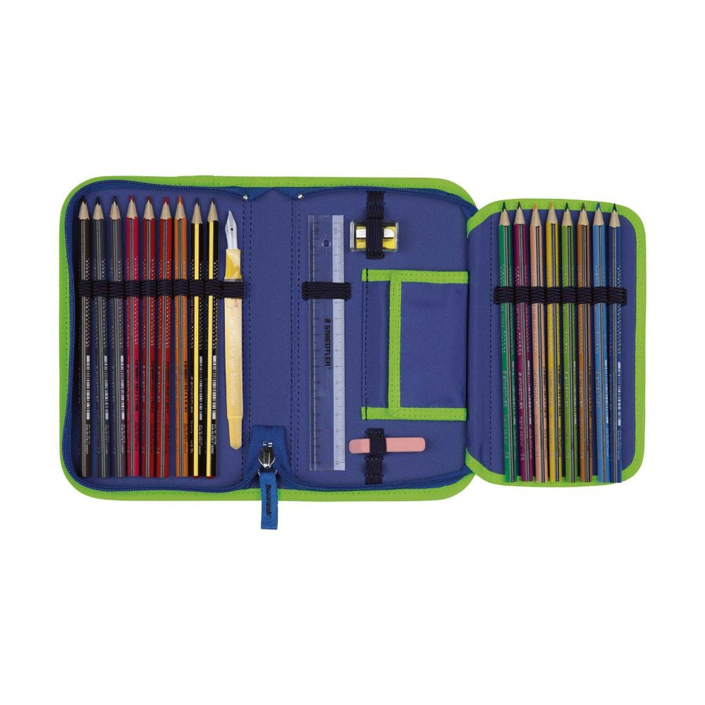 DerDieDas ErgoFlex Light LED Exklusiv Moon Mission Schulrucksack Set 5tlg.