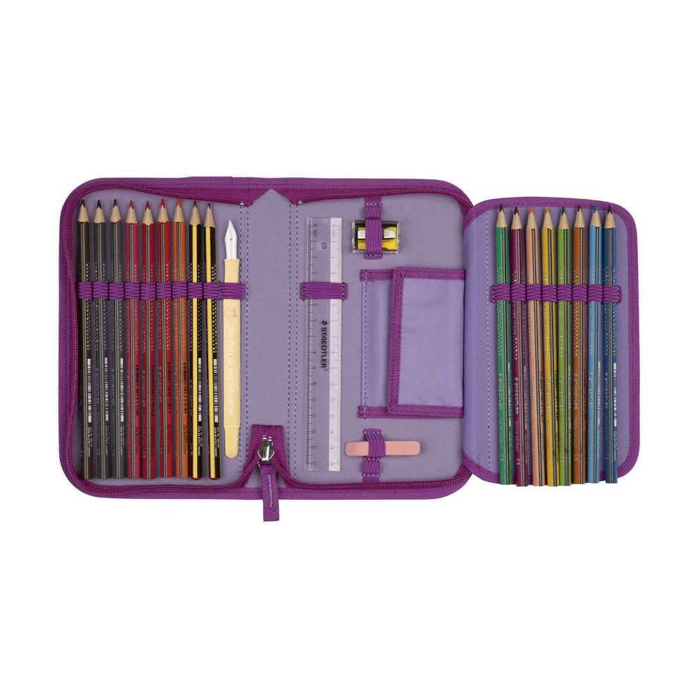 DerDieDas ErgoFlex Easy Purple Unicorn Schulranzen Set 5tlg.