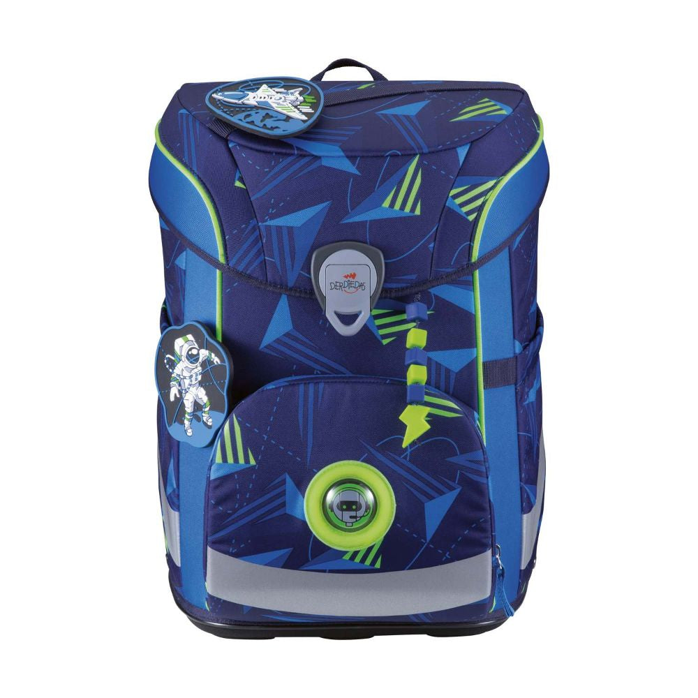 DerDieDas ErgoFlex Easy LED Exklusiv Moon Mission Schulranzen Set 5tlg.