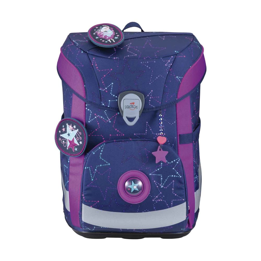 DerDieDas ErgoFlex Easy LED Exklusiv Dancing Star Schulranzen 5tlg.