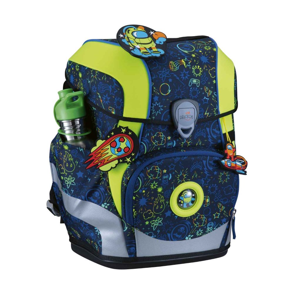 DerDieDas ErgoFlex Tiny Neon Crazy Schulranzen Set 5tlg.