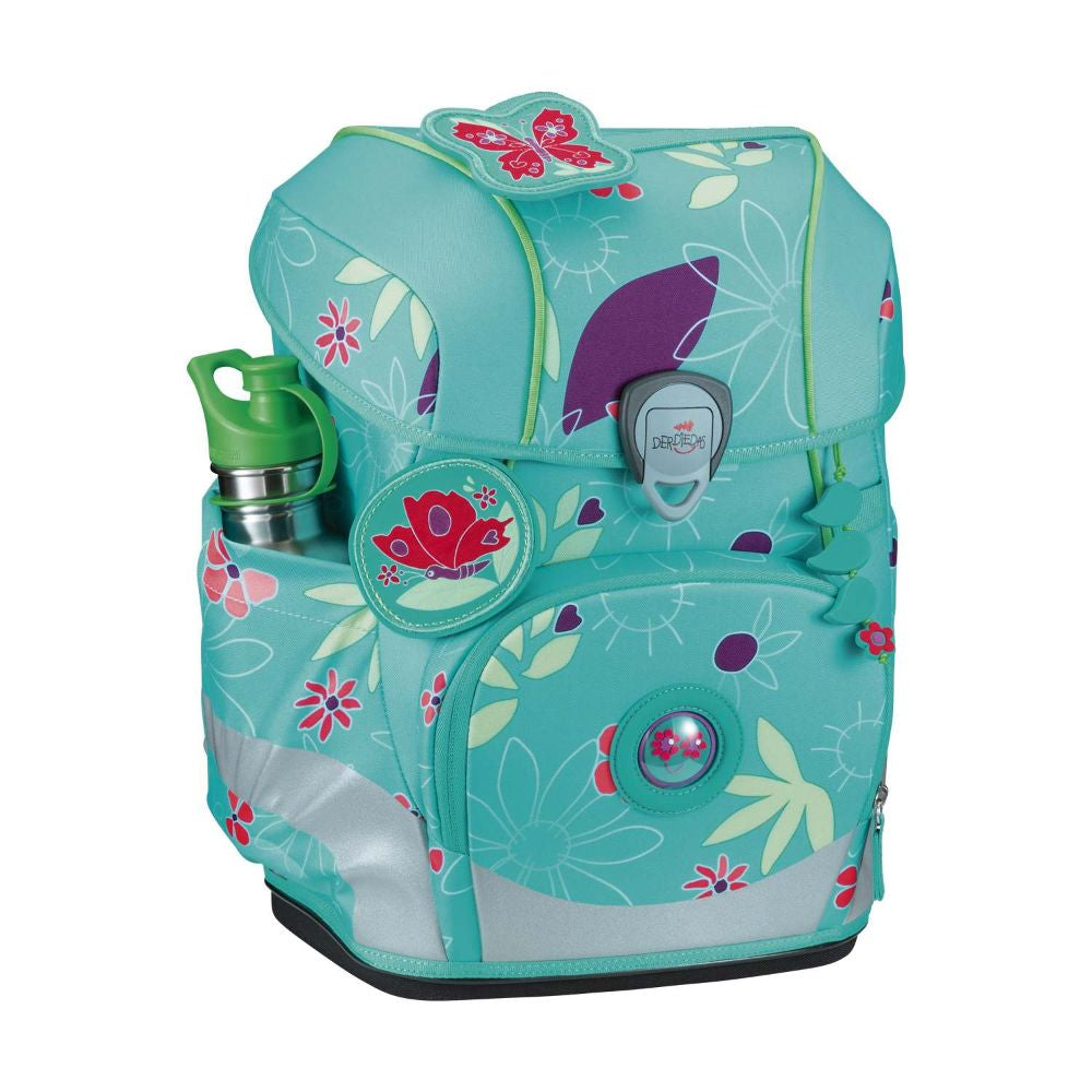 DerDieDas ErgoFlex Tiny Butterfly Garden Schulranzen Set 5tlg.