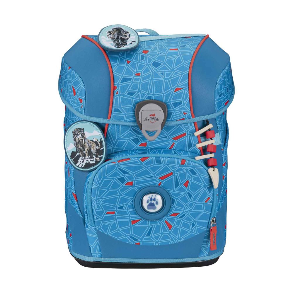 DerDieDas ErgoFlex Tiny Supeflash Exklusiv Blue Ice Schulranzen Set 5tlg.