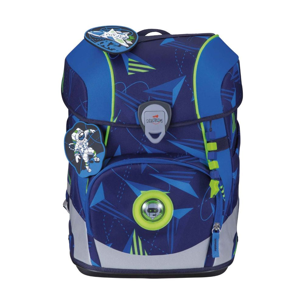 DerDieDas ErgoFlex Tiny Exklusiv LED Moon Mission Schulrucksack Set 5tlg.