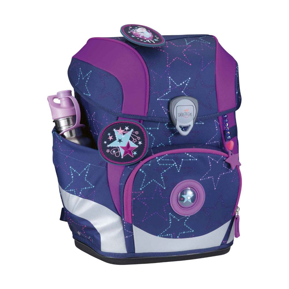 DerDieDas ErgoFlex Tiny Exklusiv LED Dancing Star Schulranzen Set 5tlg.
