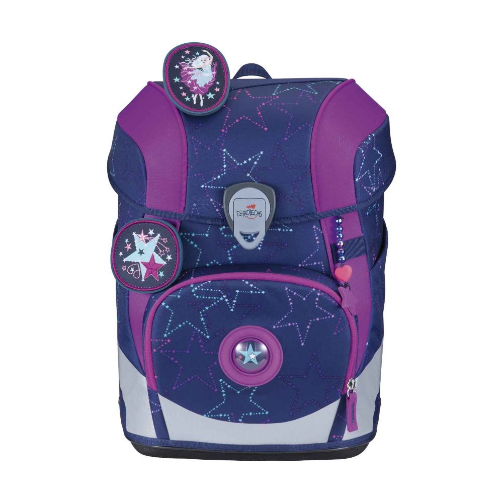 DerDieDas ErgoFlex Tiny Exklusiv LED Dancing Star Schulranzen Set 5tlg.