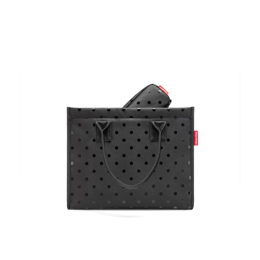 Reisenthel Daily Shopper Glossy Dots Black Taschen Set 2tlg.