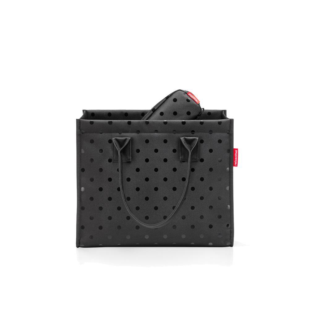 Reisenthel Daily Shopper Glossy Dots Black Taschen Set 2tlg.