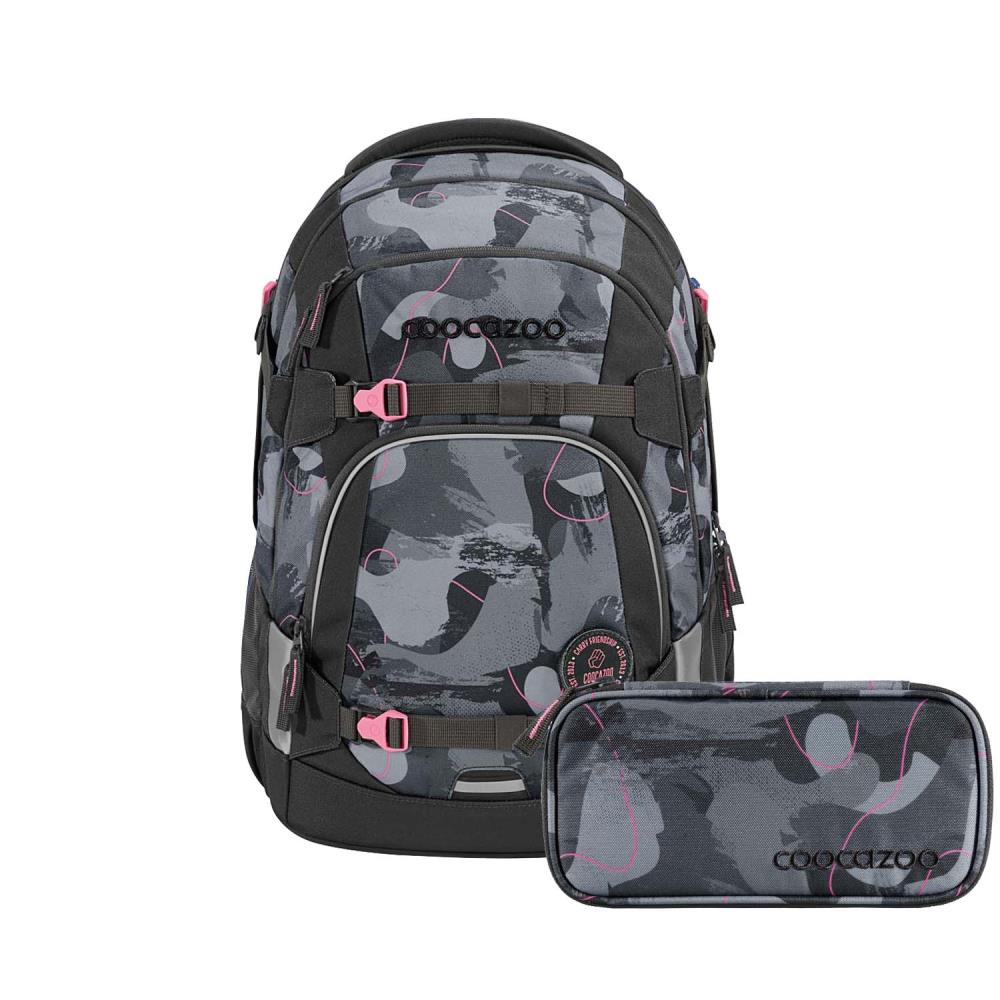 Coocazoo Mate Bubble Brush Schulrucksack Set 2tlg.