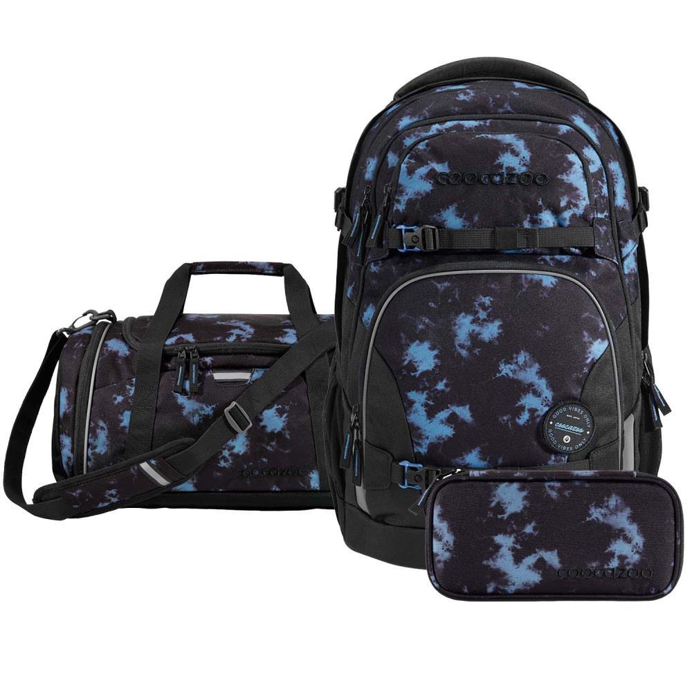 Coocazoo Mate Midnight Dust Schulrucksack Set 3tlg.