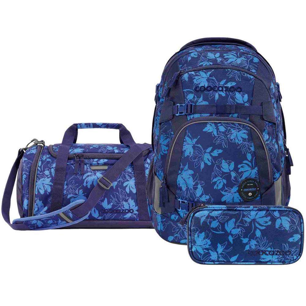 Coocazoo Joker Tropical Night Schulrucksack Set 3tlg.