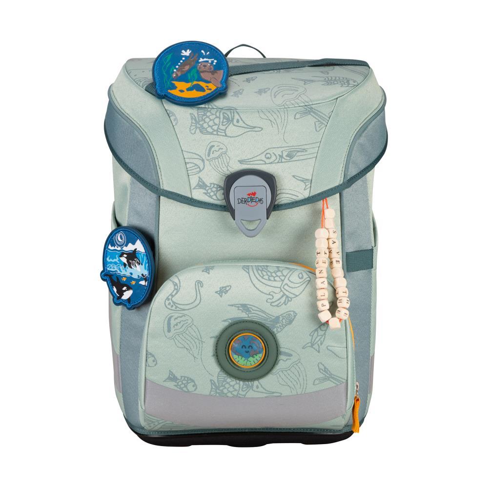DerDieDas ErgoFlex Easy ECO Grey Planet Limited Edition Schulranzen Set 5tlg.
