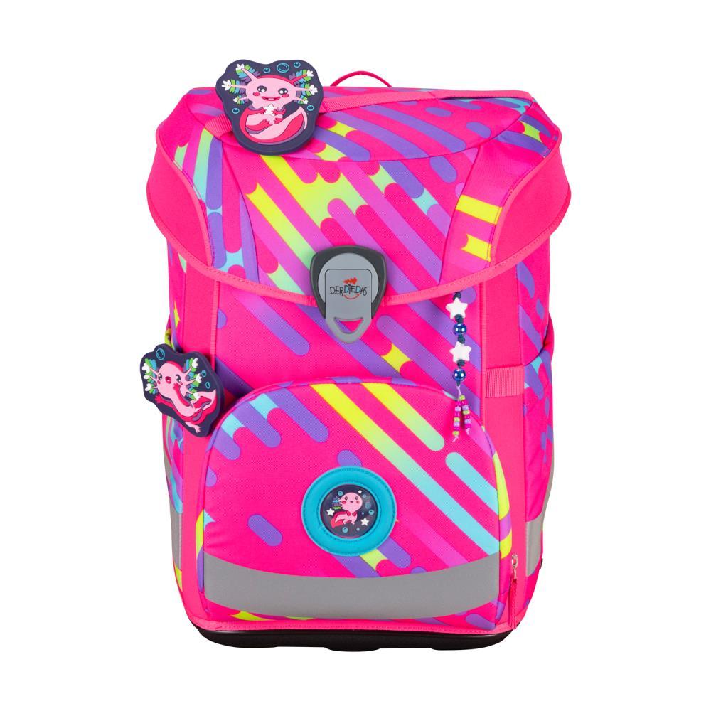DerDieDas ErgoFlex Easy Neon Punkie Limited Edition Schulranzen Set 5tlg.