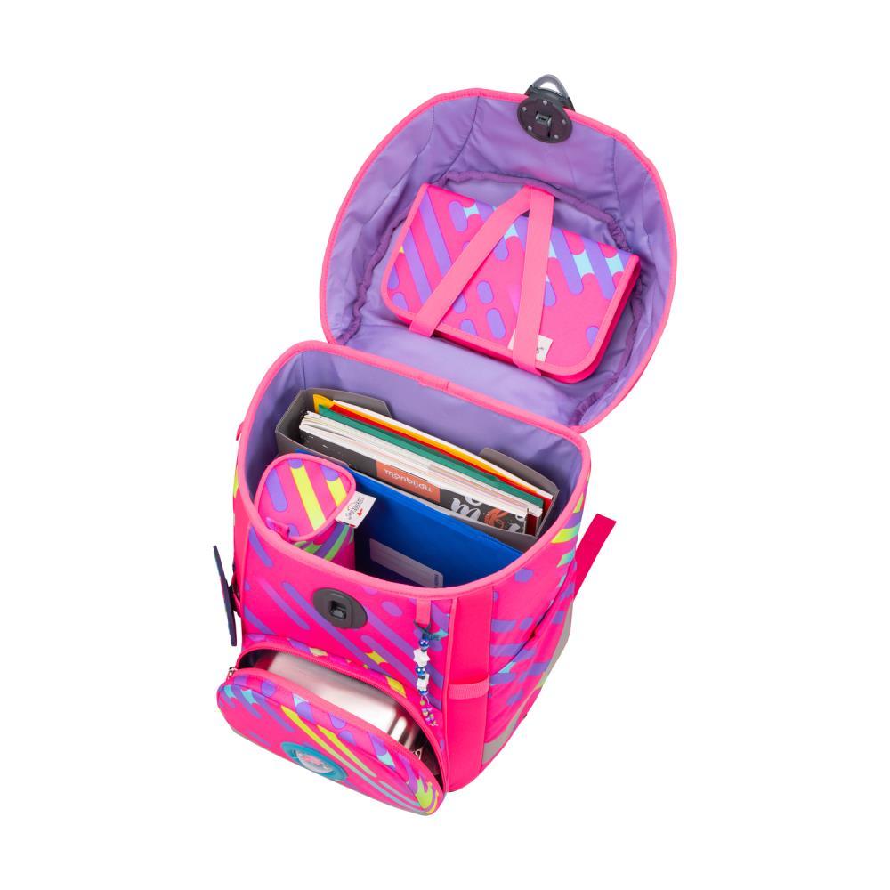 DerDieDas ErgoFlex Easy Neon Punkie Limited Edition Schulranzen Set 5tlg.
