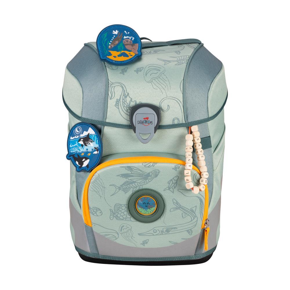 DerDieDas ErgoFlex Tiny ECO Grey Planet Limited Edition Schulranzen Set 5tlg.