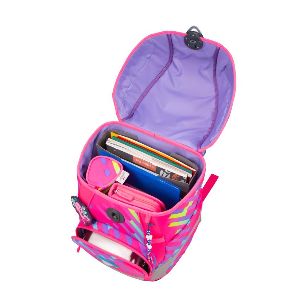 DerDieDas ErgoFlex Tiny Neon Punkie Limited Edition Schulranzen Set 5tlg.