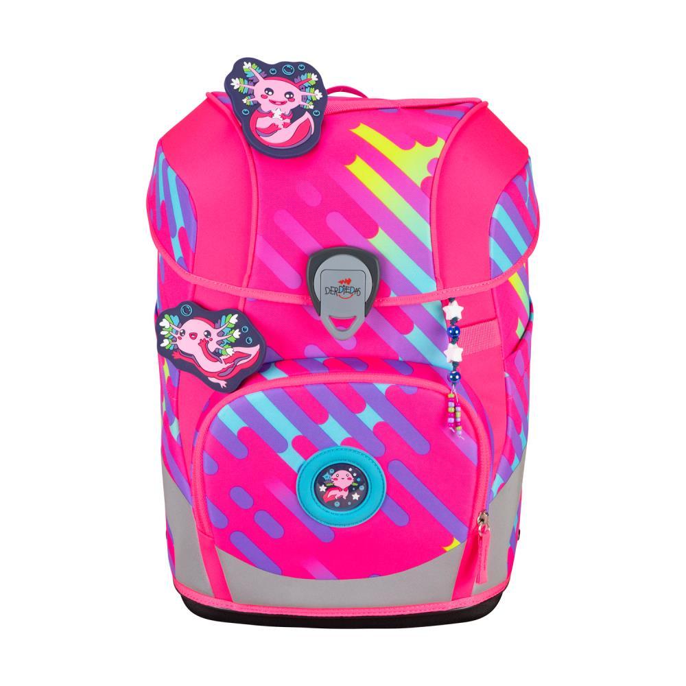 DerDieDas ErgoFlex Tiny Neon Punkie Limited Edition Schulranzen Set 5tlg.