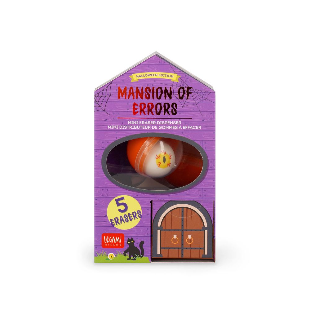Legami Halloween Mansion of Errors Radiergummi Spender