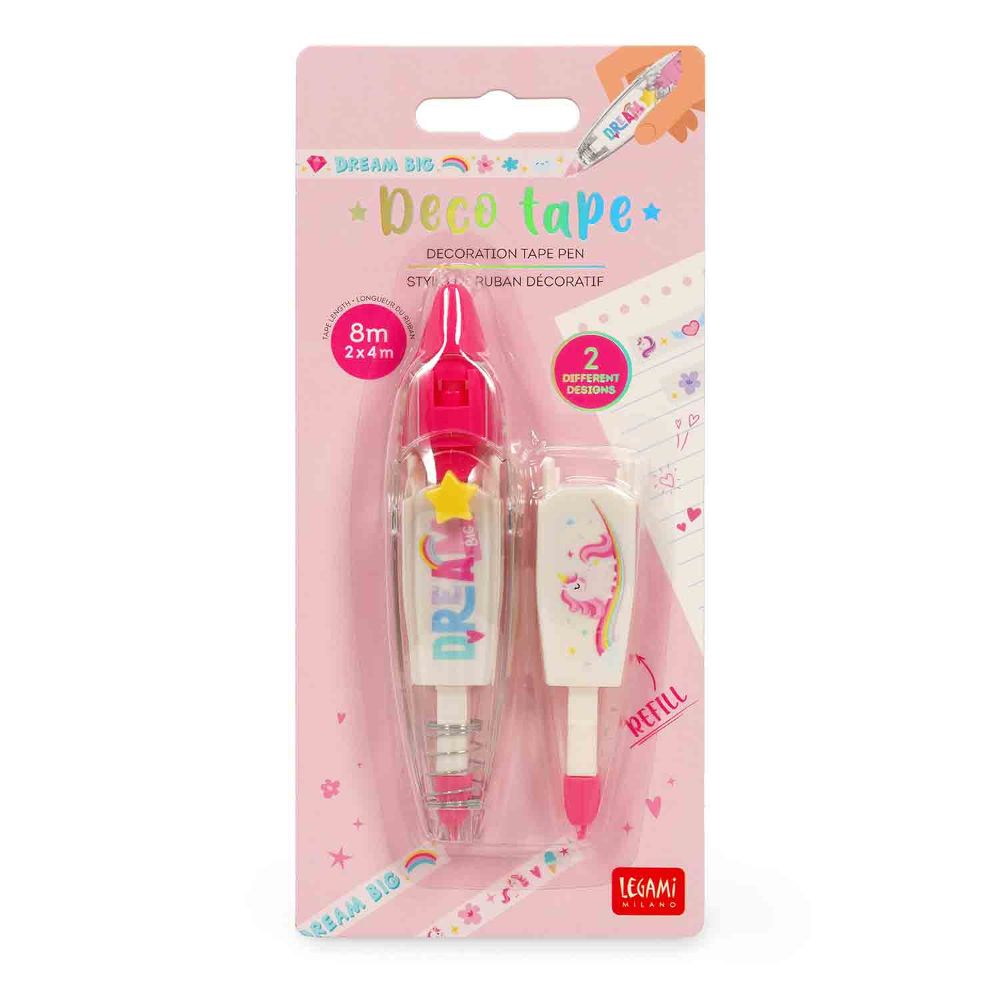 Legami Stifte Dekoband Stift Einhorn Weihnachtsedition Set 2tlg.