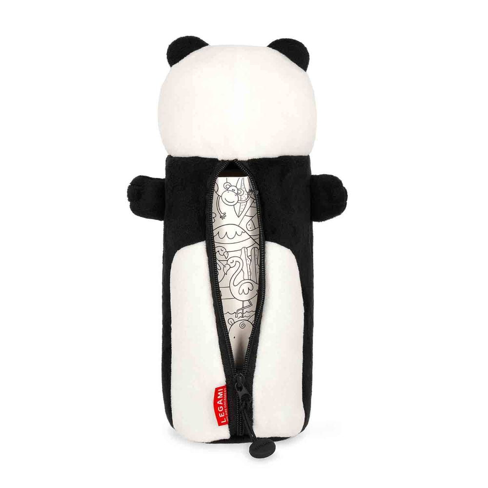 Legami Stifte Etui Plüsch Panda Weihnachtsedition Set 2tlg.
