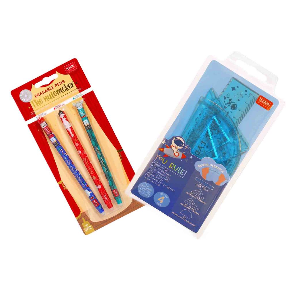 Legami Stifte Space Lineal Weihnachtsedition Set 2tlg.