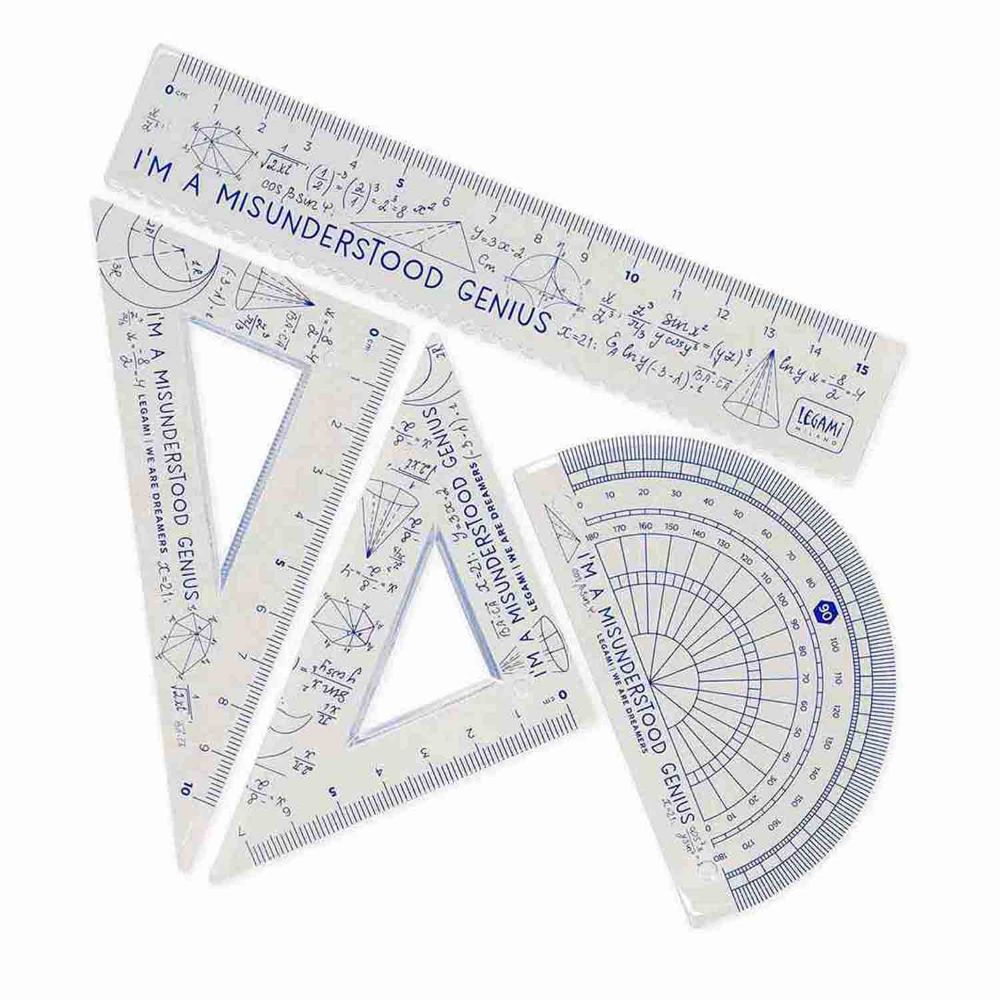 Legami Stifte Genius Lineal Weihnachtsedition Set 2tlg.