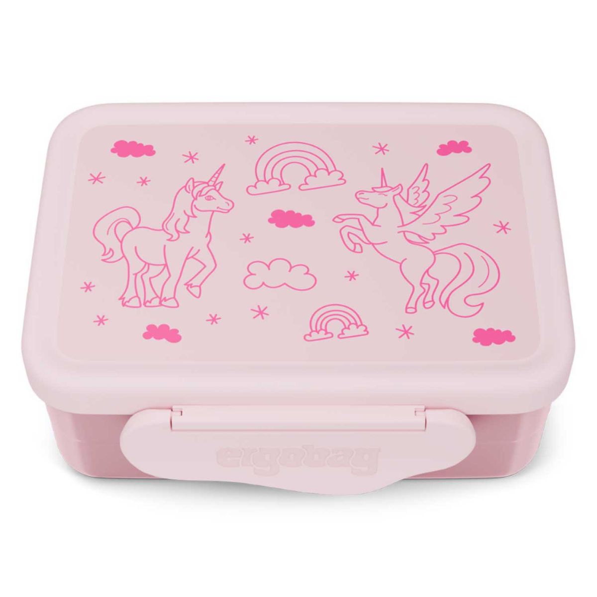 Ergobag Edelstahl Brotdose Einhorn 3tlg.