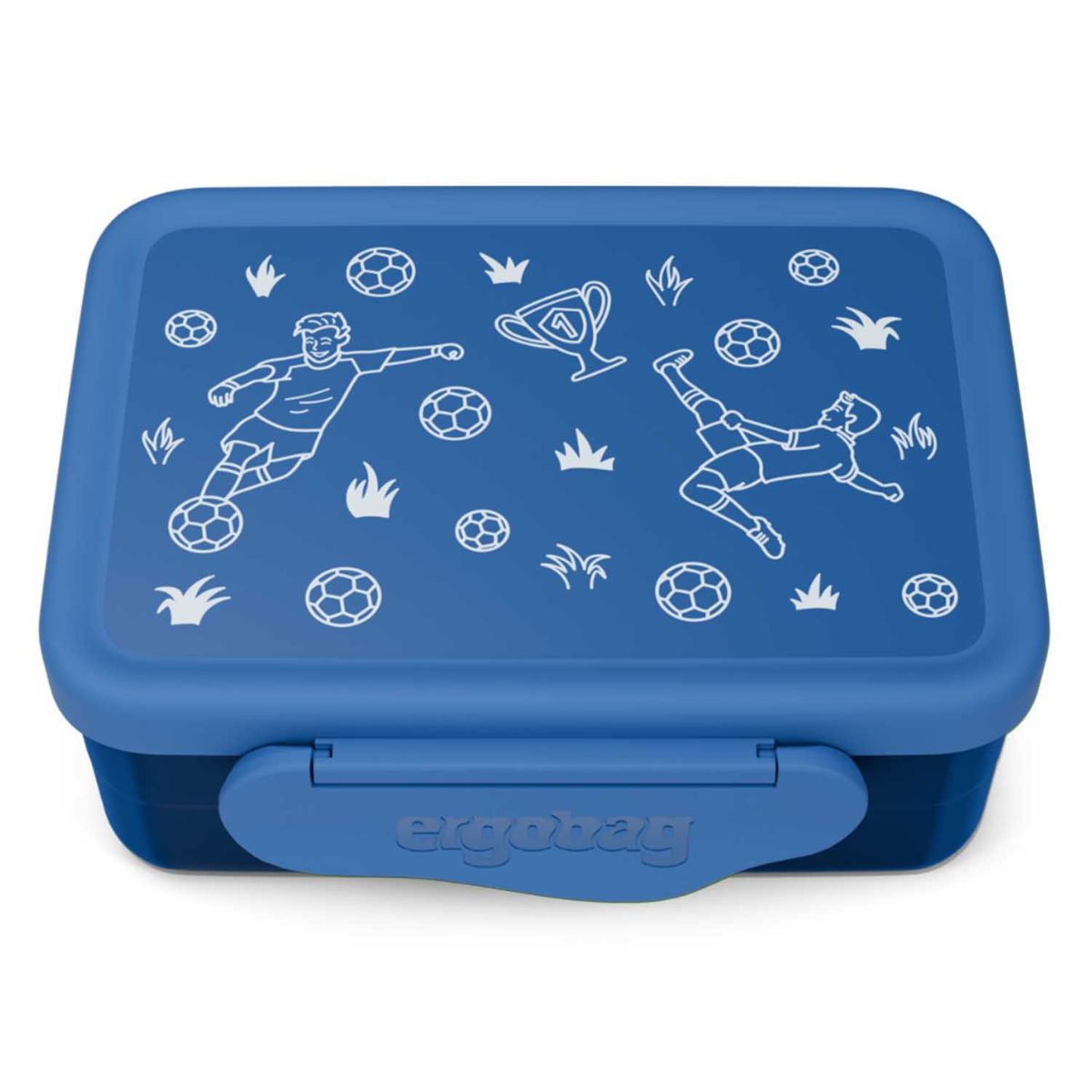 Ergobag Edelstahl Brotdose Fußball 3tlg.