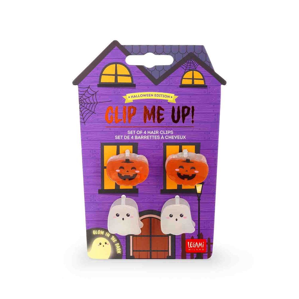 Legami Halloween Set aus 4 Mini-Haarclips Clip Me Up!