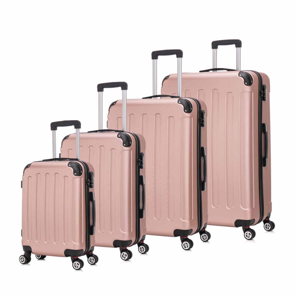 Herolite Tokio Alt Rosa 4-Doppelrollen Trolley Set 4tlg.